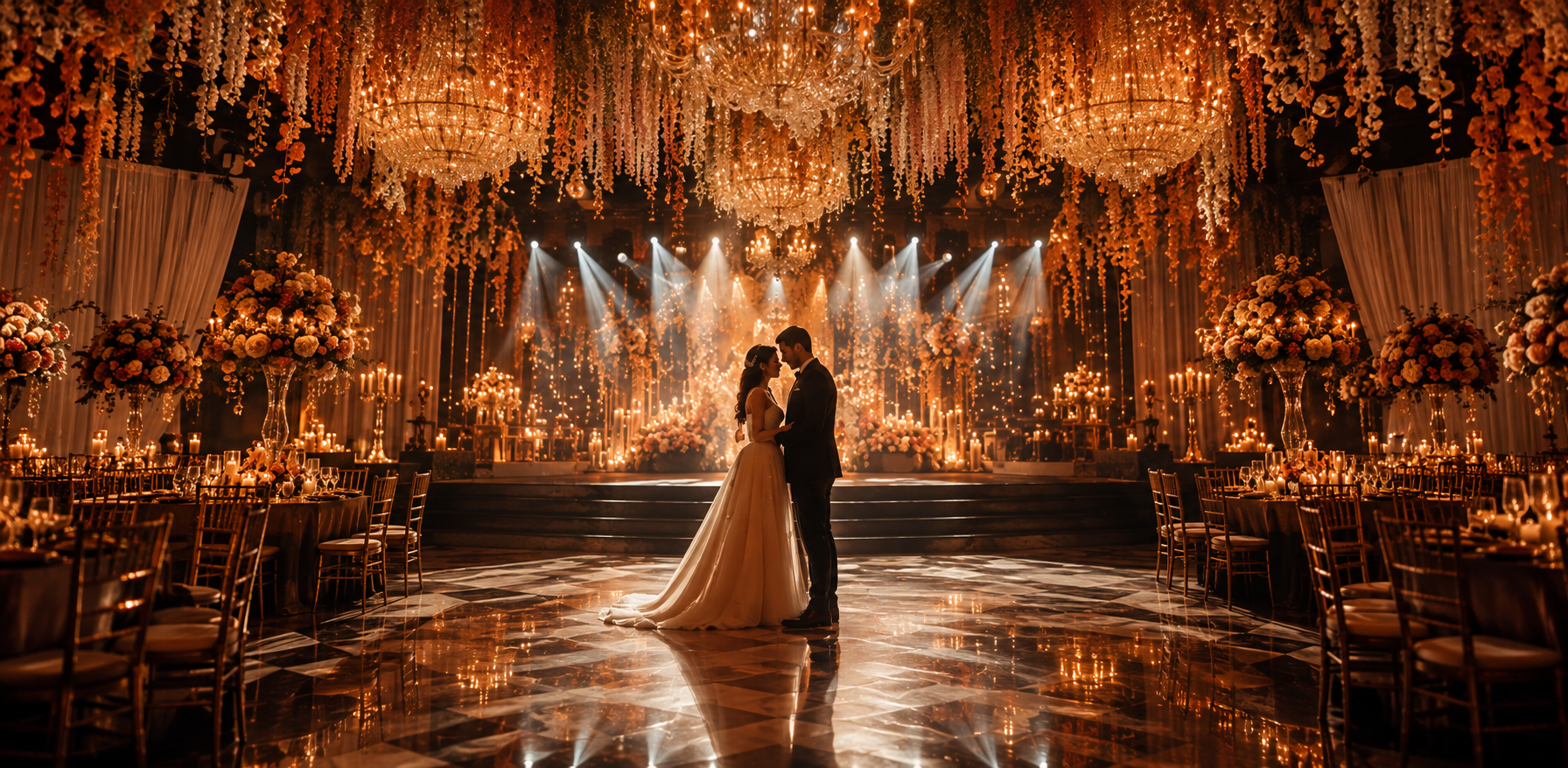 Elegant wedding décor